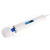 Hitachi magic wand vibrator is a two-speed massager with a soft flexible head.