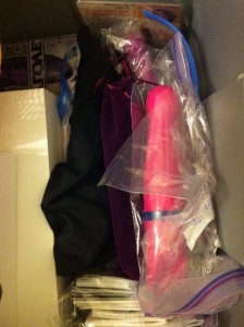 Big Storage Tub Full of Sex Toys