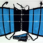 blue side with measurements